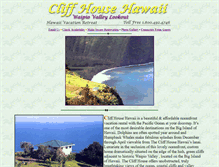 Tablet Screenshot of cliffhousehawaii.com